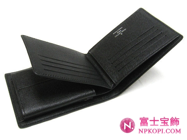ルイヴィトン ブランドコピー ダミエグラフィット メンズ二折りパス付き財布 N63074